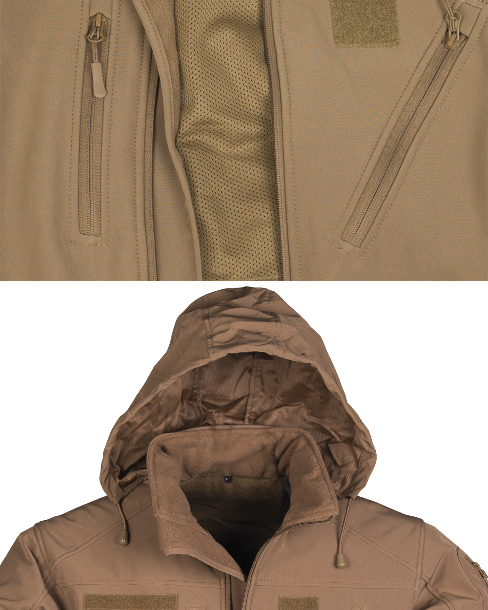 Куртка Mil-Tec Softshell Jacke scu 14 DARK COYOTE Фото 2